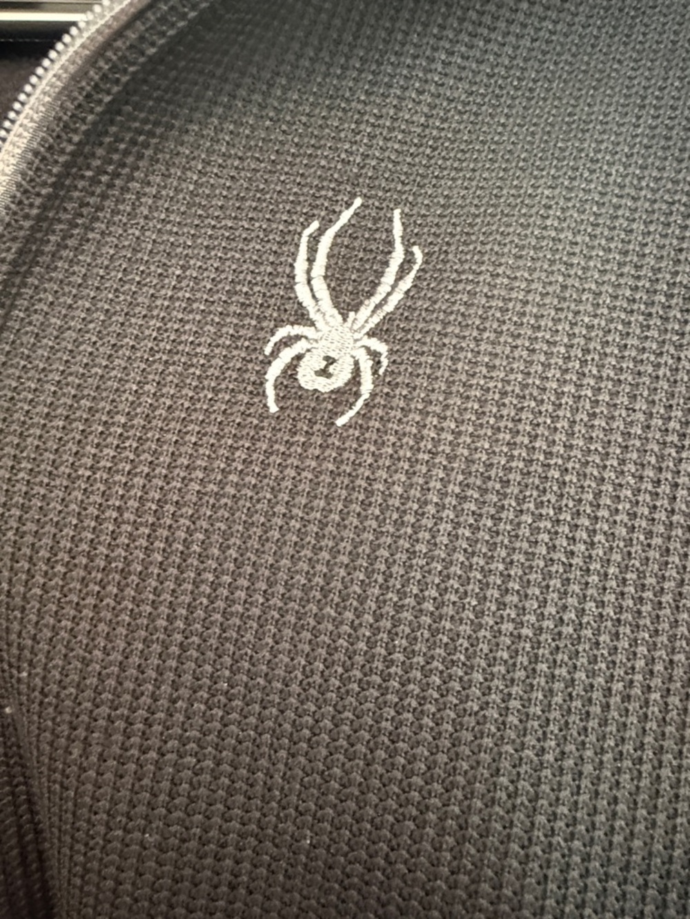 Spyder Black Half-Zip Performance Top - Picture 3 of 4